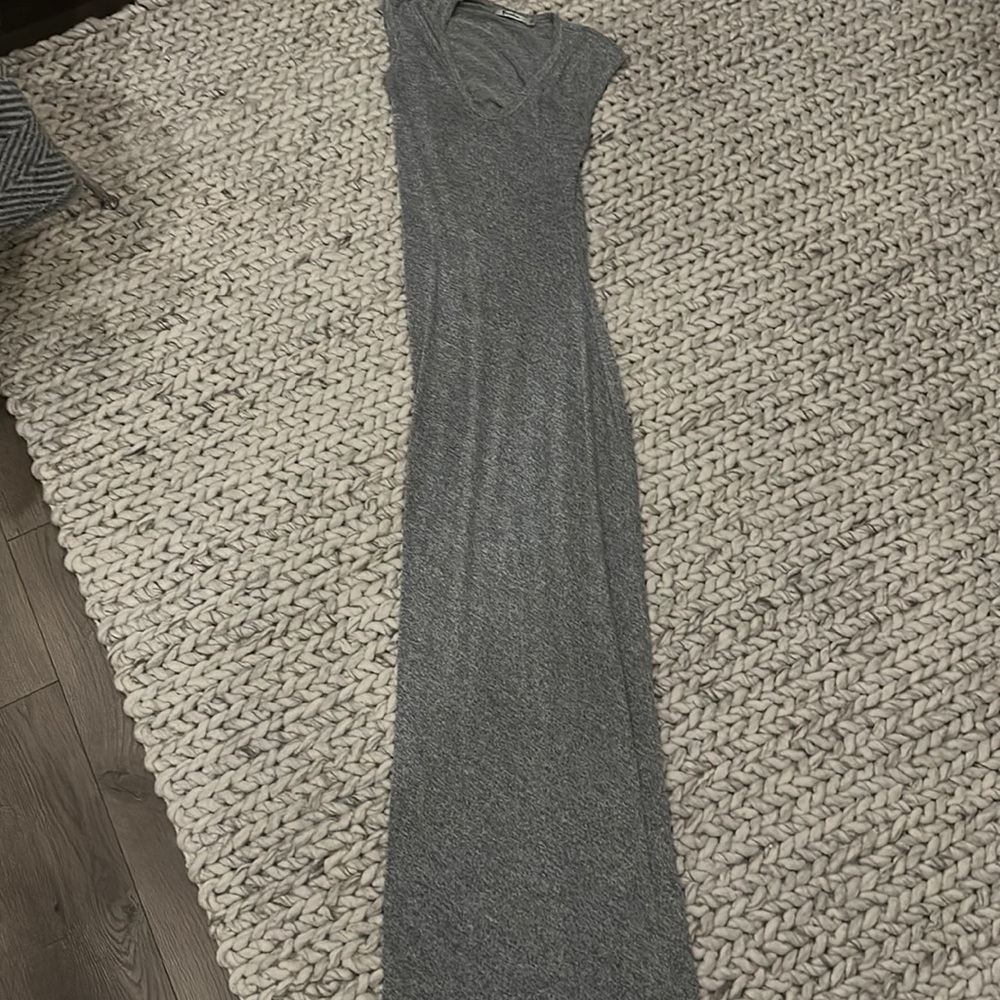 T ALEXANDER WANG long fitted jersey maxi dress
